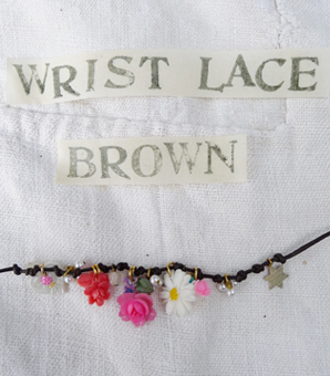 Leather Charm Wrist Laces